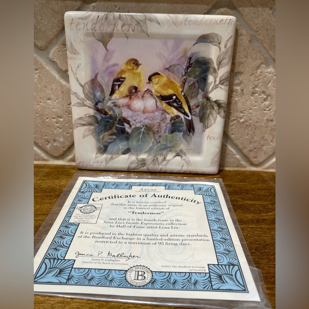 Tenderness by Lena Liu decorative plate